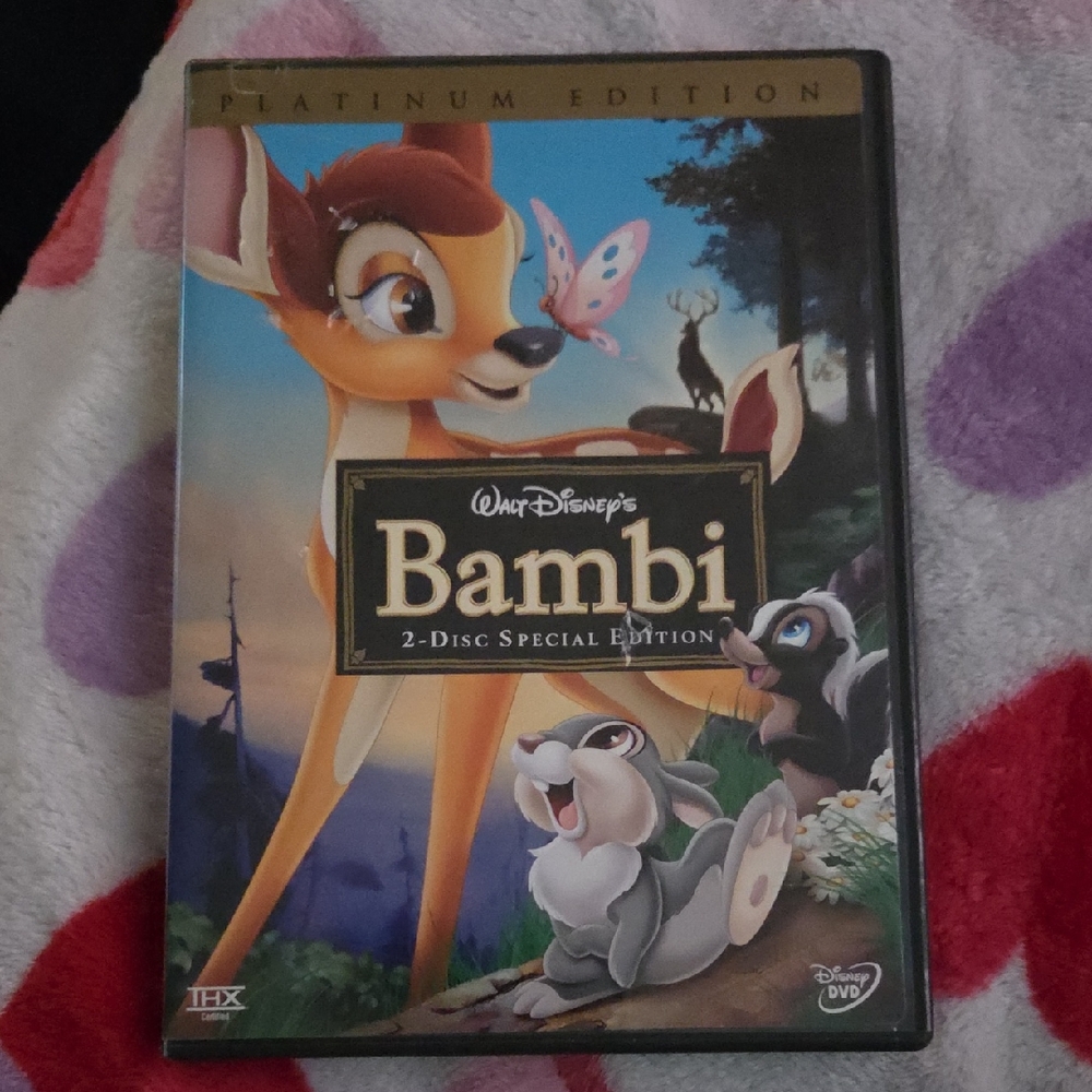 Disney Bambi Platinum Edition DVD with Colorful Cover